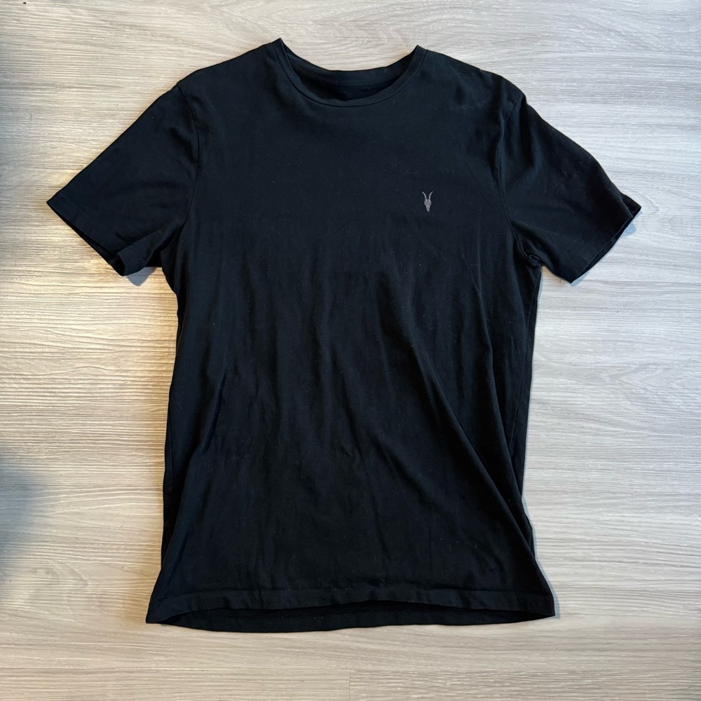 All Saints Men’s Black Short Sleeve Tee